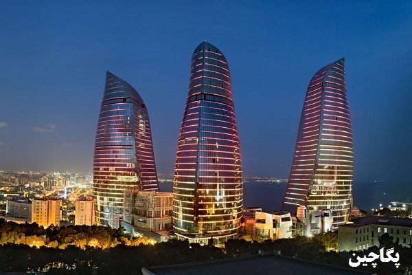 برج های شعله باکو