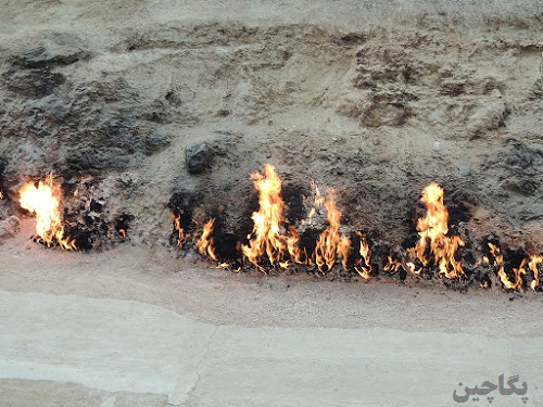 کوه سوزان باکو