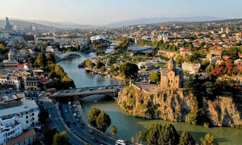 تصویری زیبا از شهر تفلیس